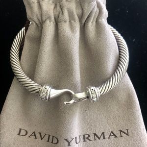 David Yurman Cable Buckle Bracelet with Diamonds